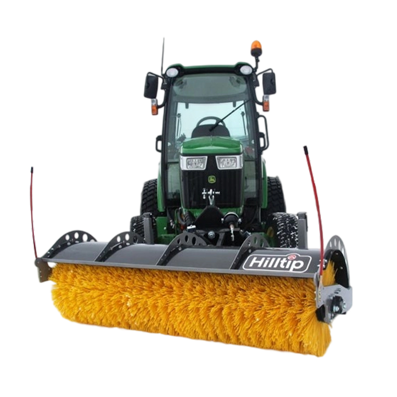 Hydrauliczna miotła obrotowa ze sterowaniem burtowym